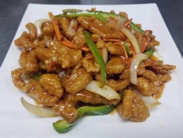 Shredded Ginger Chicken (Hot) – 酥炸雞絲